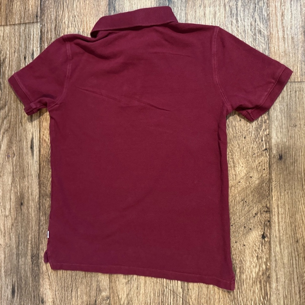 GAP Kids Burgundy Polo Shirt Size Large 10/12 - Picture 5 of 5